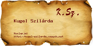 Kugel Szilárda névjegykártya